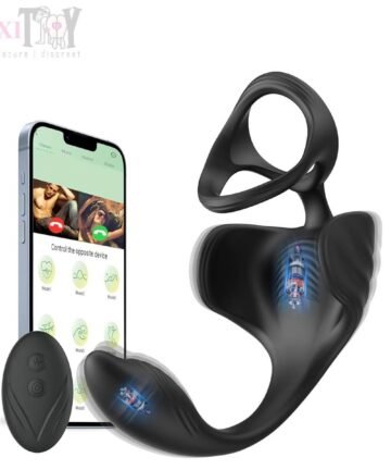 Cock Ring With Prostate Massager App Control