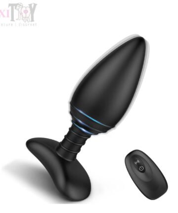 Strong Vibrating Butt Plug With Remote