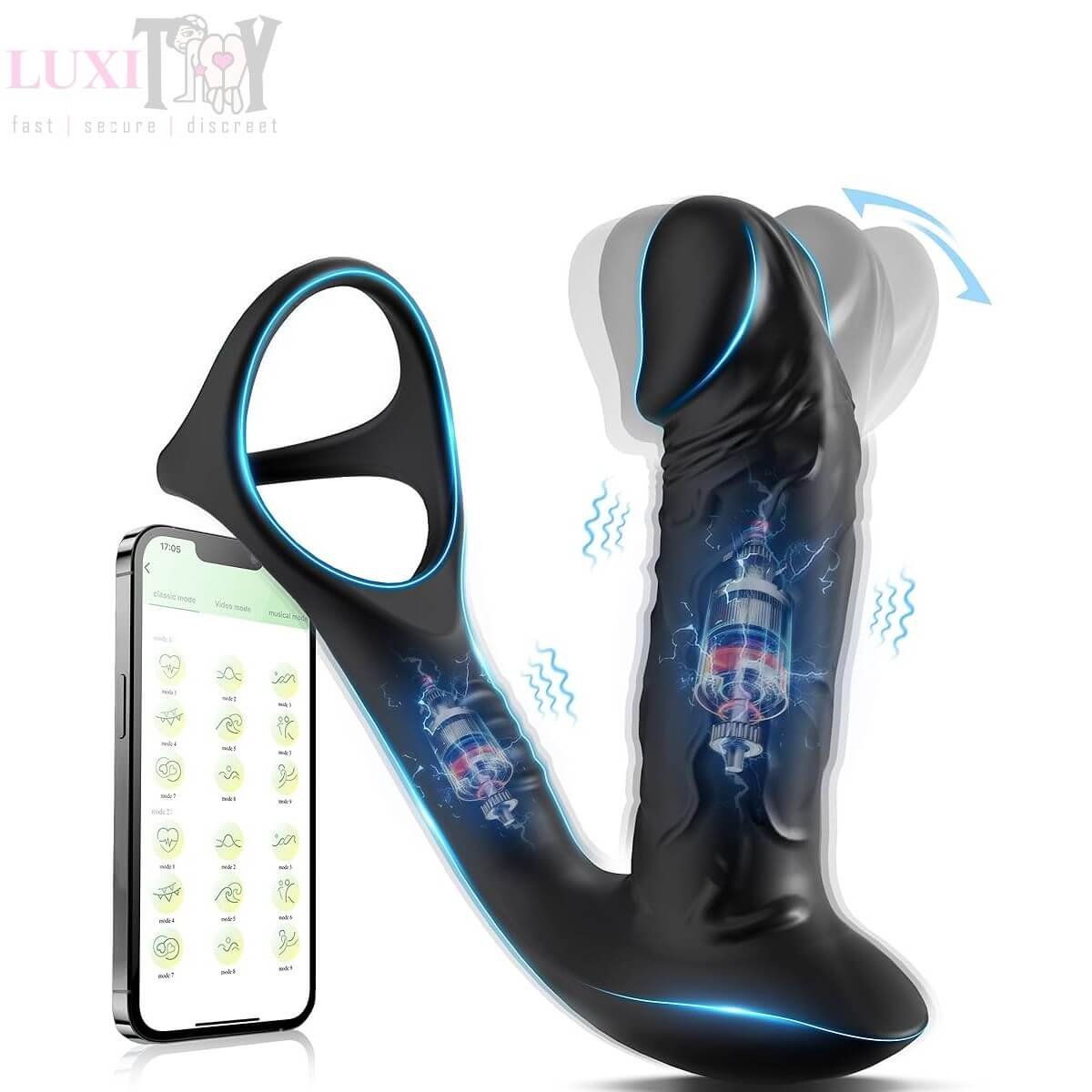 Wiggling Prostate Massager Adult Sex Toy
