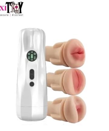Automatic Male Masturbator With Three Removable Sleeves In Pakistan