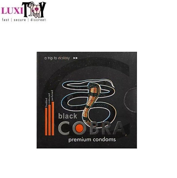 Black Cobra Premium Condoms In Pakistan