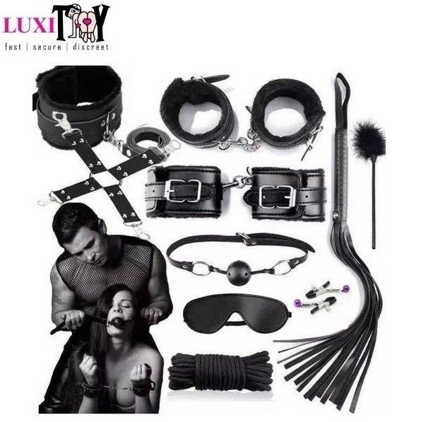 Premium 9 PIECE Leather BDSM Set