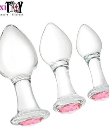 Premium Glass Unisex Butt Anal Plug In Pakistan