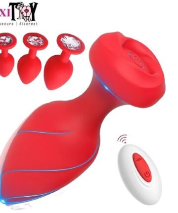 Remote Control Butt Plug Set Toys 4PCS