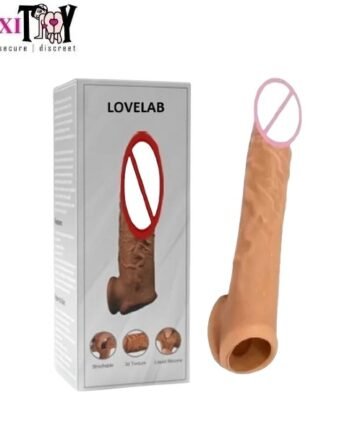 Silicone Condom Realistic Sleeves In Natural Brown Color